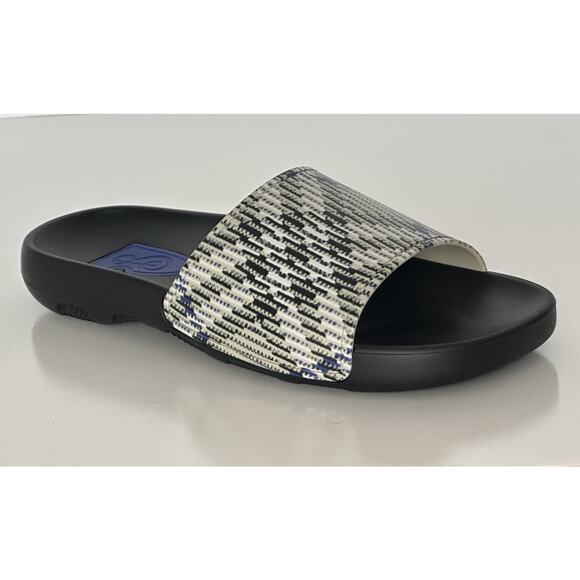Burberry Dive Lichen IP Check Slide Sandals 9 US (42 Euro) 8102419 IT NIB $390 - Picture 2 of 11